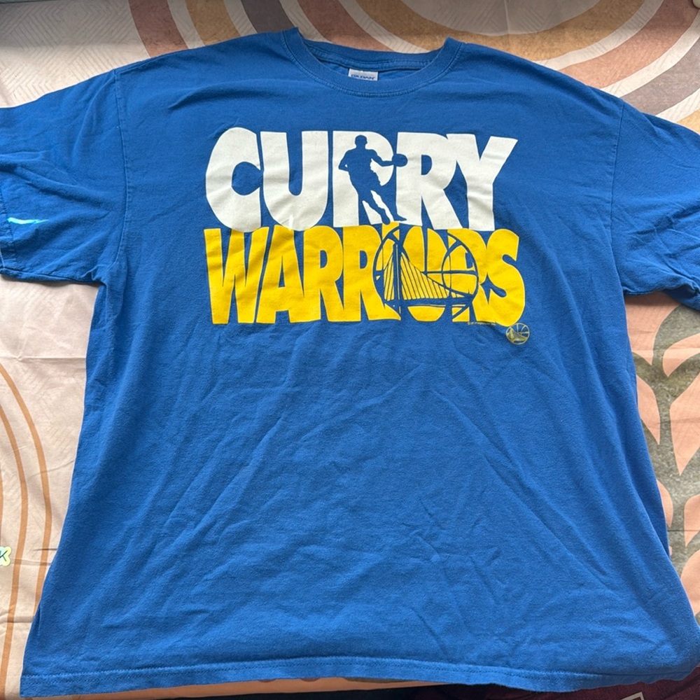 ✨  Gildan Golden State Warriors Blue Yellow Curry Shirt